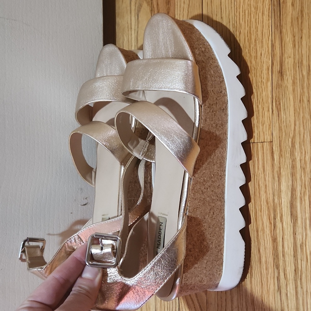 Steve Madden Metallic Sandals